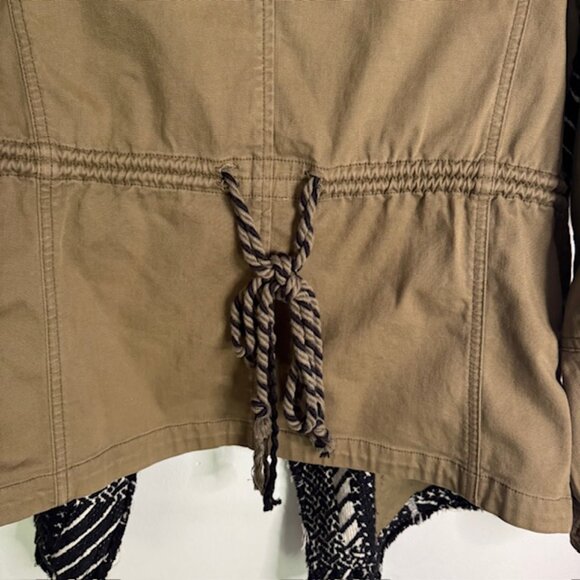 Anthropologie Hei Hei Fringed Fieldwork Military Style Jacket Szie XS - Picture 8 of 8